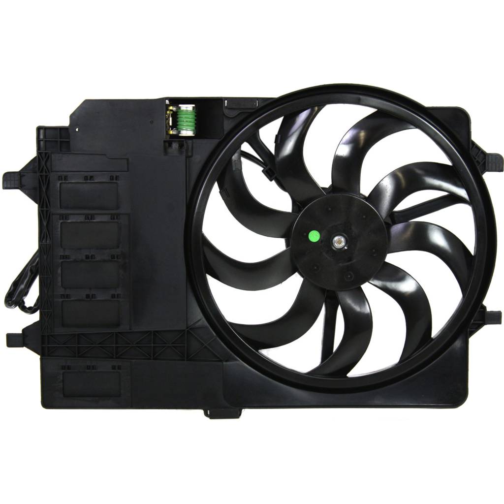 MINI COOPER CONV RADIATOR & A/C FAN ASSY (SINGLE FAN) OEM#17117541092 2005-2008 PL#MC3115102
