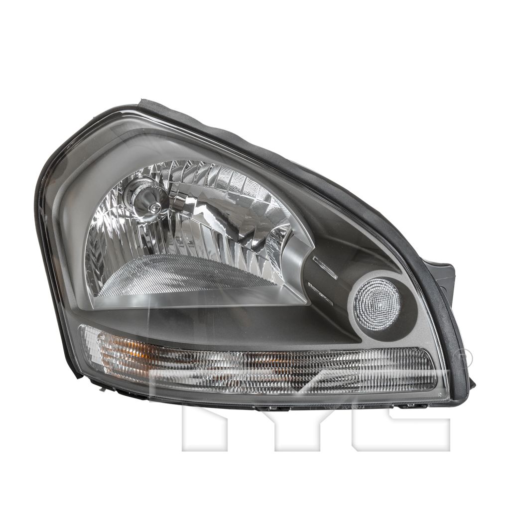 HYUNDAI TUCSON HEAD LAMP ASSEMBLY RIGHT (Passenger Side) (CLEAR SIGNAL) OEM#921022E050 2005-2009 PL#HY2503133