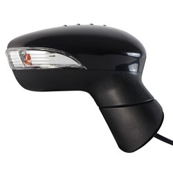 FORD FIESTA/SEDAN DOOR MIRROR RIGHT (Passenger Side) PWR/HTD/SIGNAL (W/SPOTTER GLASS)(TO 1-12-11)(PTM) OEM#BE8Z17682DG-PFM 2011 PL#FO1321457