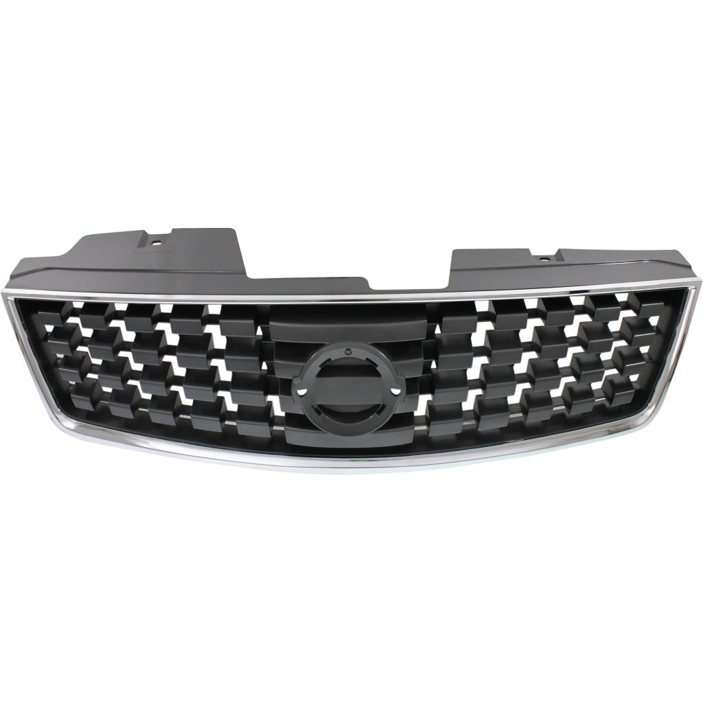 NISSAN(DATSUN) SENTRA GRILLE CHR/DK-GRAY 2.0L (EXC SR) OEM#62070ZE90A 2008-2009 PL#NI1200248