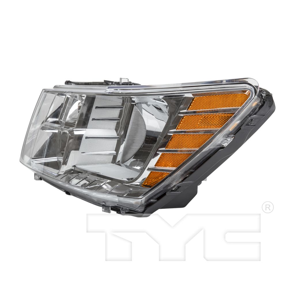 DODGE JOURNEY HEAD LAMP ASSEMBLY LEFT (Driver Side) (CHROME BEZEL) **CAPA** OEM#5116289AC (P) 2009-2020 PL#CH2502222C