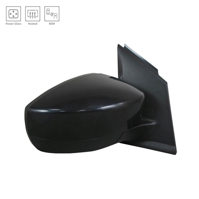FORD TRUCKS & VANS ESCAPE DOOR MIRROR RIGHT (Passenger Side) PWR/HTD (WO/SIGNAL)(W/BSD)(PTM) OEM#GJ5Z17682DA-PFM 2017-2019 PL#FO1321568