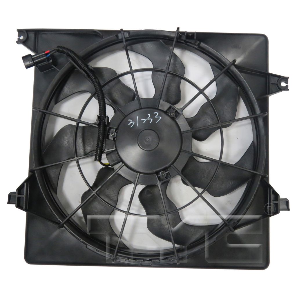 KIA SORENTO RADIATOR & A/C FAN ASSEMBLY (2.0L TURBO) OEM#25380C6000 2016-2020 PL#KI3115152