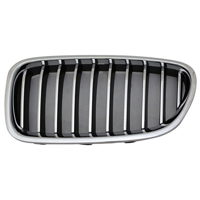 BMW BMW 5 SERIES (SEDAN) GRILLE LEFT (Driver Side) CHR/CHR-BLK (WO/NIGH VISION)(STANDARD LUXURY) OEM#51137412323 2014-2016 PL#BM1200246