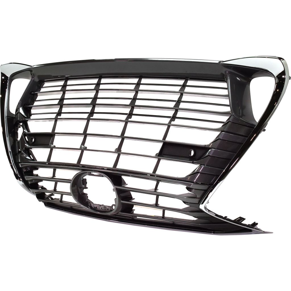 LEXUS GS 450h GRILLE ASSY PTD-DARK GRAY W/CHROME MLDG (W/SENSOR)(WO/F SPORT)**CAPA** OEM#5310130870 2016-2018 PL#LX1200189C