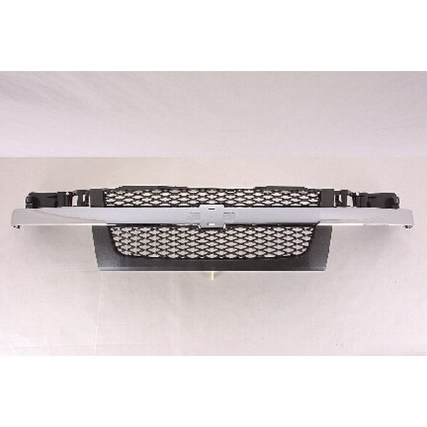 GM TRUCKS & VANS COLORADO (CHEVY) GRILLE ASSEMBLY GRAY W/CHR MOLDING (COMP. HEAD/LAMP)(EXC. XTREM OEM#12335794-PFM 2004-2012 PL#GM1200632
