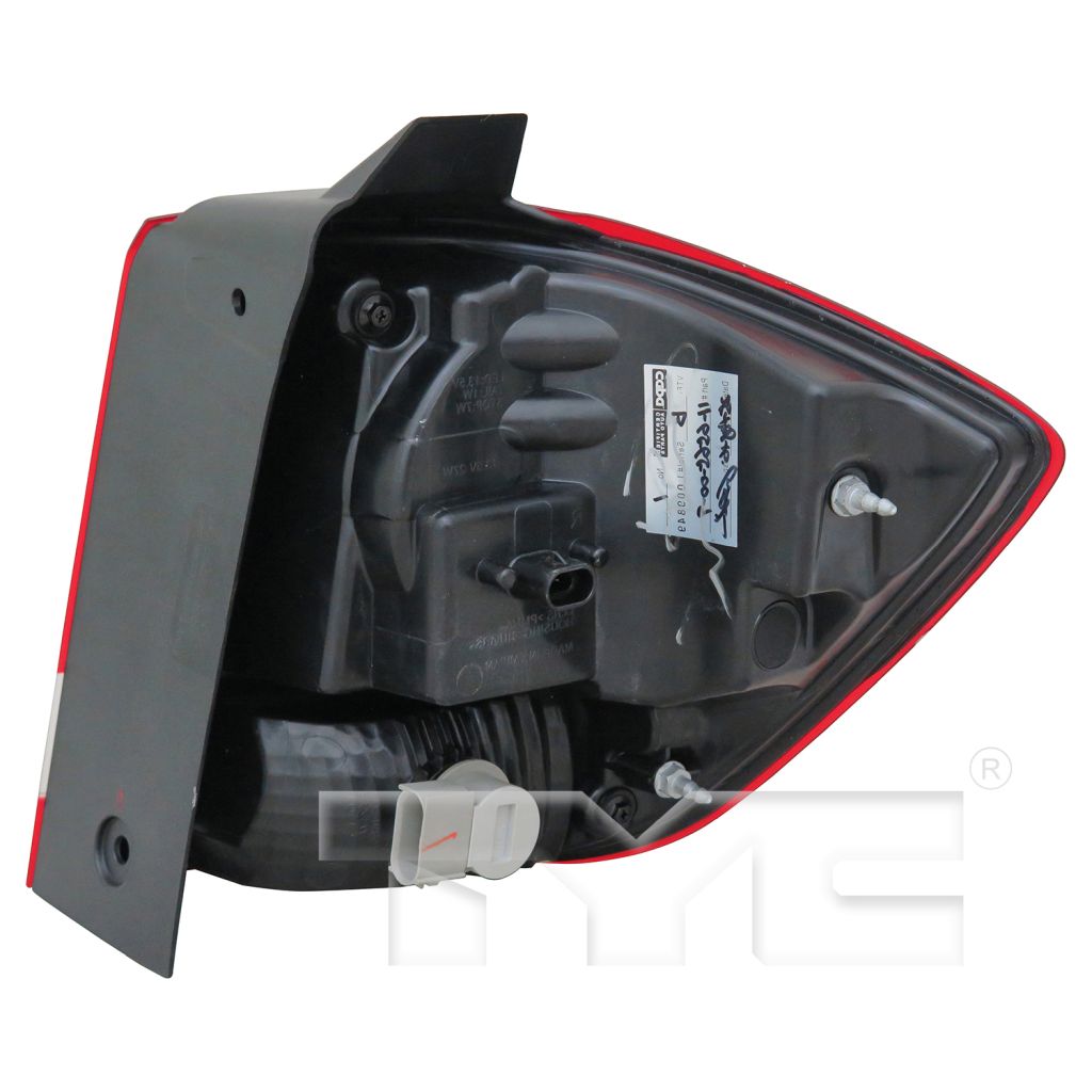 DODGE JOURNEY TAIL LAMP ASSY LEFT (Driver Side) (OUTER)(LED)(W/CHROME TRIM)**CAPA** OEM#68078465AD 2011-2020 PL#CH2804105C