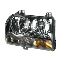 CHRYSLER 300 HEAD LAMP ASSEMBLY LEFT (Driver Side) 2.7/3.5L (HALOGEN)(WO/PROJECTOR) OEM#4805757AH 2005-2007 PL#CH2518111