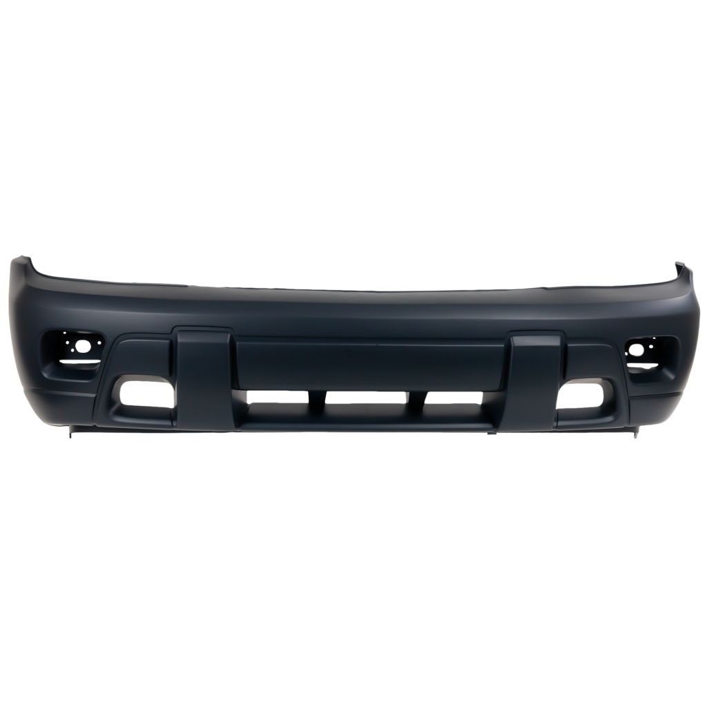 GM TRUCKS & VANS TRAILBLAZER FRONT BUMPER COVER PRIMED W/FOG (EXC. LT & SS) OEM#88943617 2002-2009 PL#GM1000672