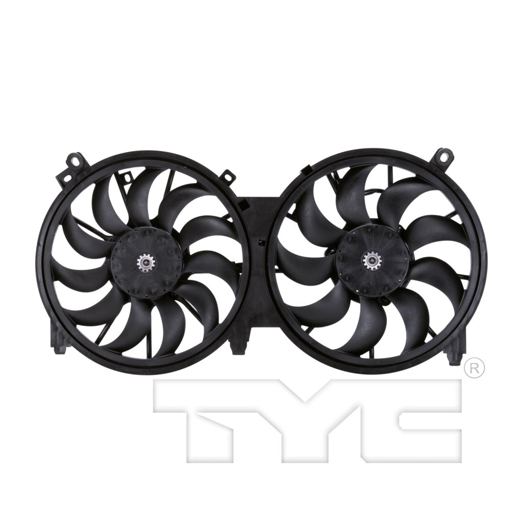 NISSAN(DATSUN) MAXIMA RADIATOR & A/C FAN ASSEMBLY (DUAL FAN) OEM#214819N00A 2009-2015 PL#NI3115139