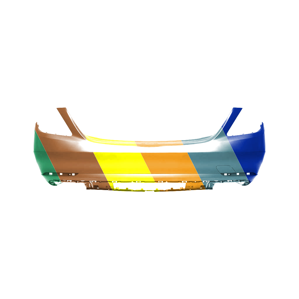 MERCEDES-BENZ S-CLASS (222) REAR BUMPER COVER PRIMED (WO/AMG SPORT)(WO/SENSOR) OEM#22288500259999 2014-2017 PL#MB1100344