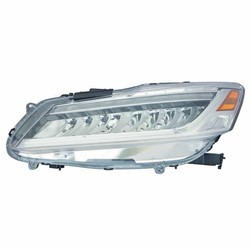 HONDA ACCORD SEDAN HEAD LAMP ASSEMBLY LEFT (Driver Side) (LED)(W/LED DRL) OEM#33150T2AA32 2016-2017 PL#HO2502174