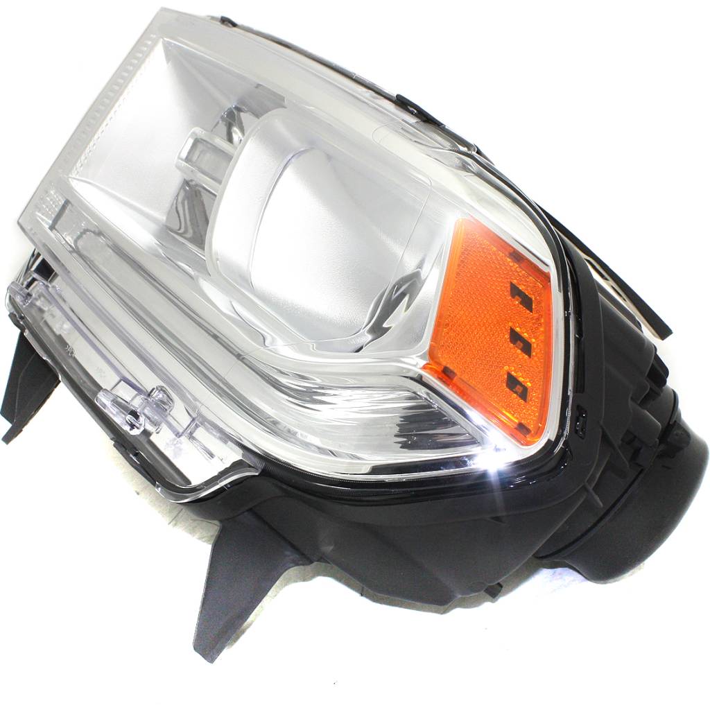 DODGE TRUCKS & VANS DURANGO HEAD LAMP ASSEMBLY LEFT (Driver Side) (HALOGEN)(WO/LED DRL)(CHR BEZEL) OEM#68188731AF 2014-2015 PL#CH2502256