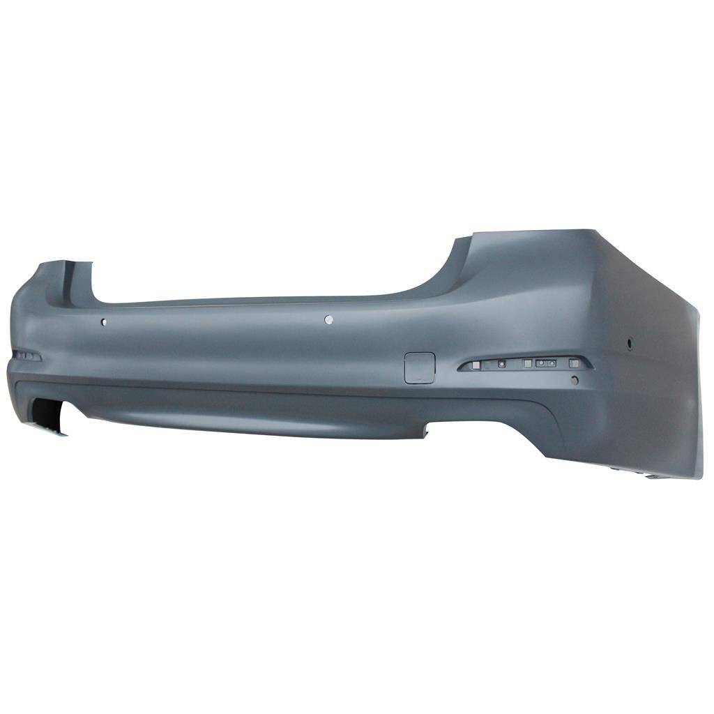BMW BMW 5 SERIES (SEDAN) REAR BUMPER COVER PRIMED (540i WO/M PKG)(WO/LUXURY PKG)(W/SENSOR)(W/PARK SYS)**CAPA** OEM#51127475594 2017-2020 PL#BM1100380C