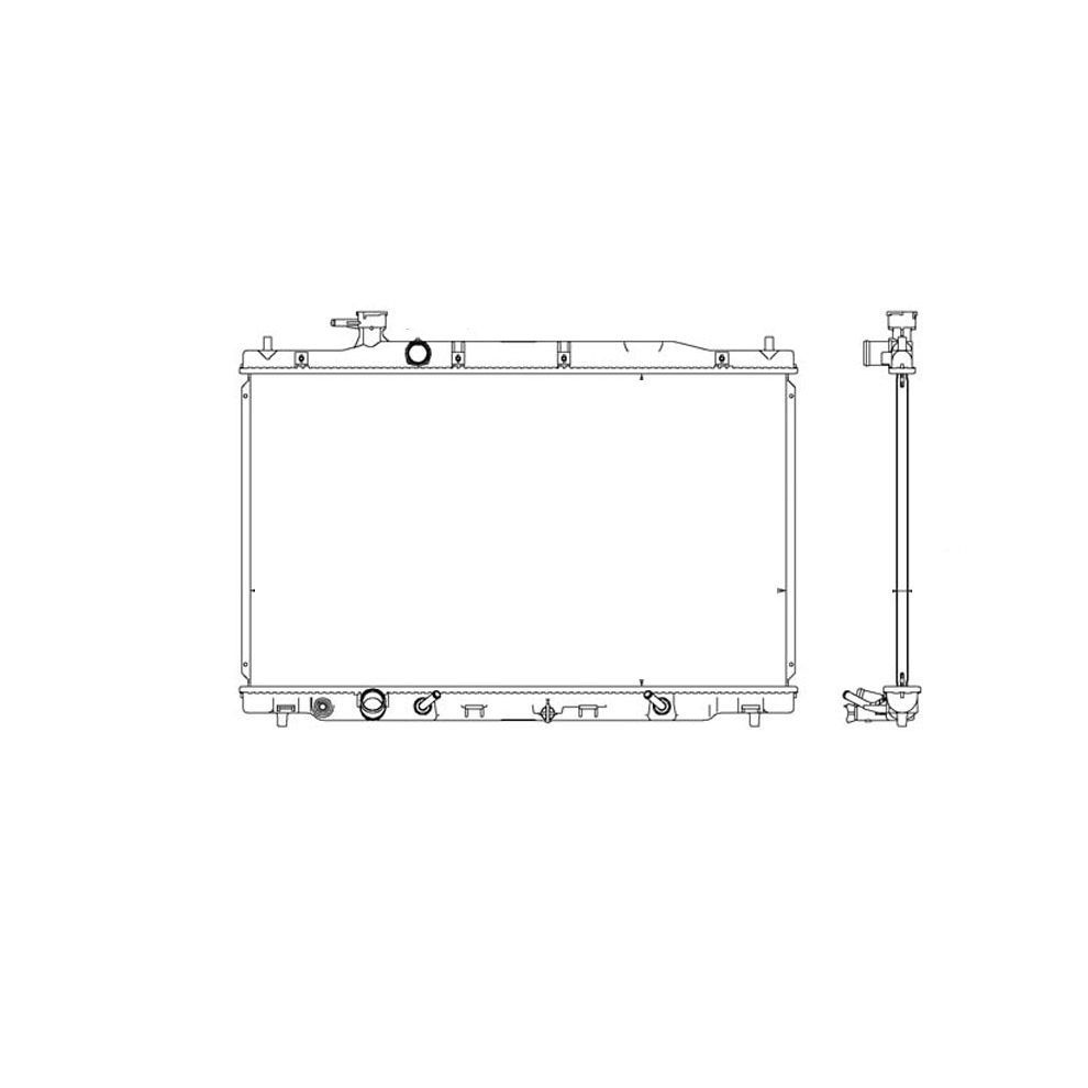 HONDA CRV RADIATOR (JAPAN) OEM#19010REZA51 2010-2011 PL#HO3010225
