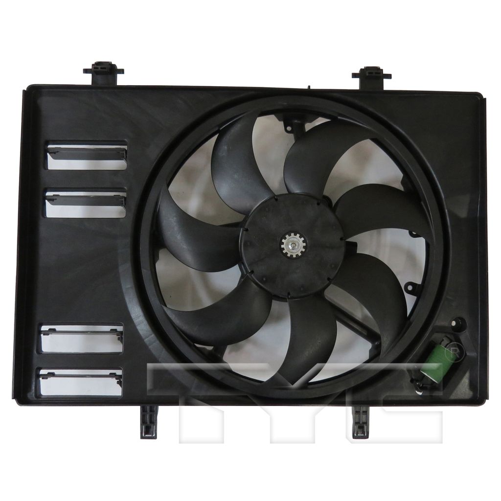 FORD TRUCKS & VANS ECOSPORT RADIATOR & A/C FAN ASSY (1.0L TURBO)(SINGLE FAN) OEM#H1BZ8C607K 2018-2021 PL#FO3115225