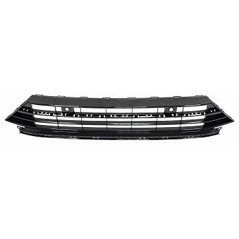VOLKSWAGEN TIGUAN FRONT BUMPER GRILLE CENTER GLOSS-BLACK (R-LINE) OEM#5NN853677J041 2018-2021 PL#VW1036154