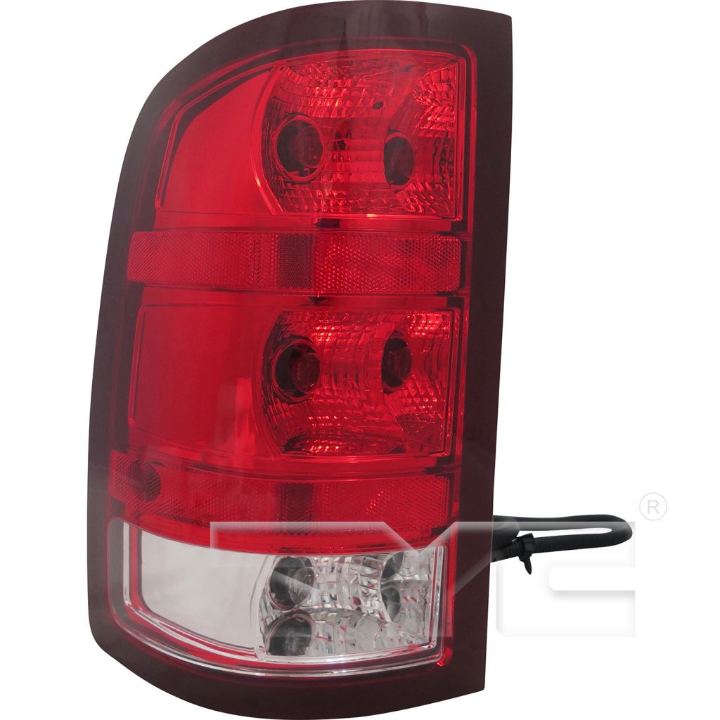 GM TRUCKS & VANS SIERRA/PU 2500/3500 (GMC) TAIL LAMP ASSY LEFT (Driver Side)(EXC DENALI)(SINGLE REAR WHEEL)**CAPA** OEM#25958484 2011-2014 PL#GM2800208C