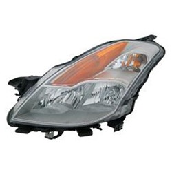 NISSAN(DATSUN) ALTIMA COUPE HEAD LAMP ASSEMBLY LEFT (Driver Side) (HALOGEN) OEM#26060JB10A 2008-2009 PL#NI2502176