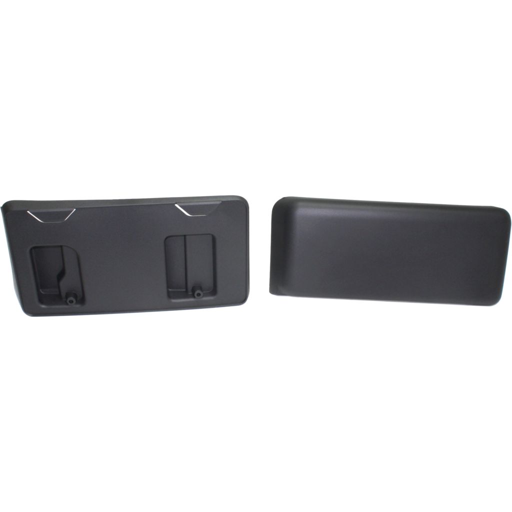 FORD TRUCKS & VANS FORD/PU (F150)(EXC SVT RAPTOR) FRONT BUMPER GUARD PAD SET (RH&LH)(W/ LICENSE ON LEFT (Driver Side) PAD)(STEEL BMP) 3.5L TURBO OEM#BL3Z17E811AA 2009-2014 PL#FO1053101