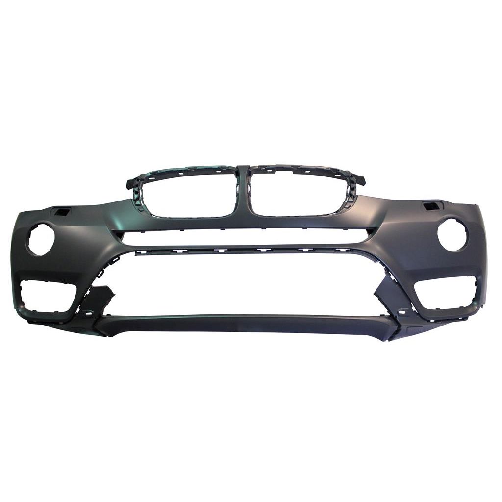 BMW BMW X3 FRONT BUMPER COVER PRM(W/LED FOG)(WO/SENSOR)(WO/CAMERA)(WO/M PKG) OEM#51117389897 2015-2017 PL#BM1000351