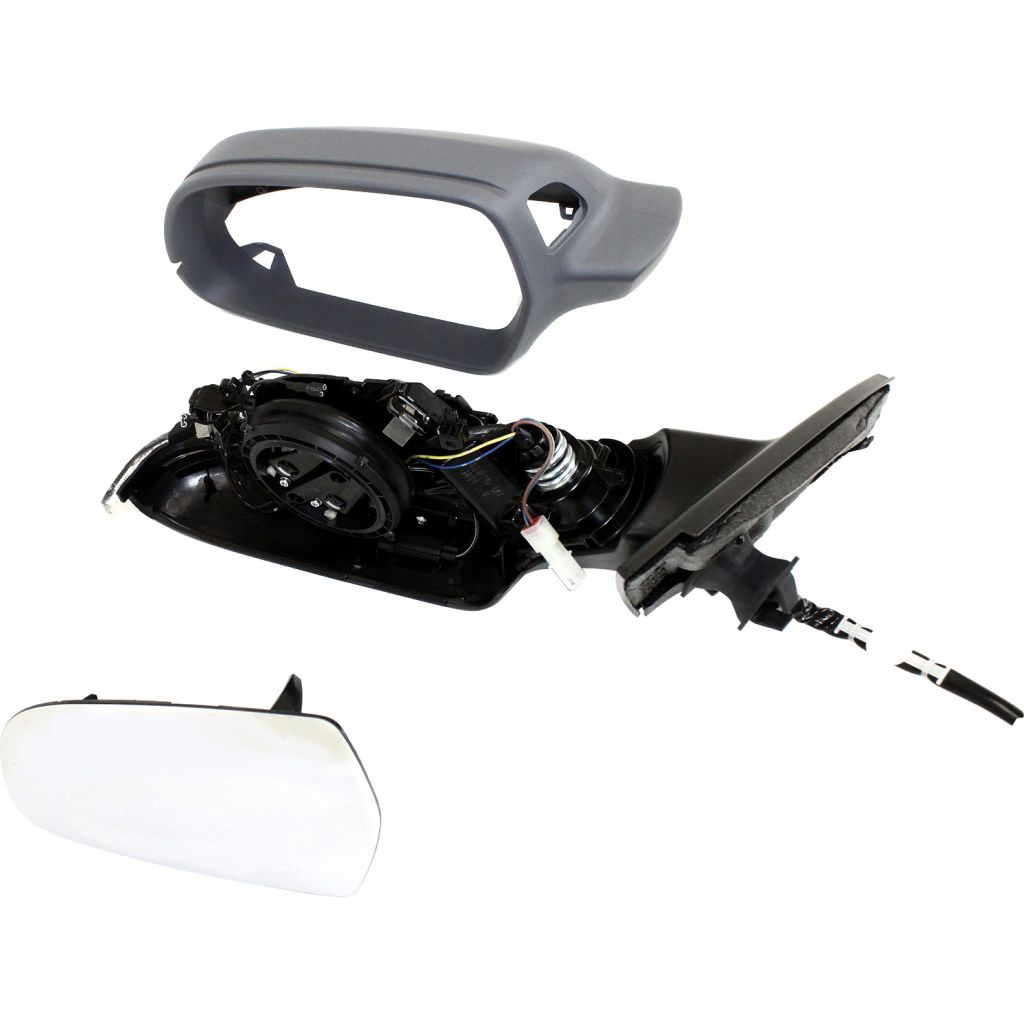AUDI S4 SEDAN DOOR MIRROR LEFT (Driver Side) PWR/HTD/SIGNAL (WO/ANTI-GLARE)(WO/LDW)(PTM) OEM#8K1857409AG01C-PFM 2010-2011 PL#AU1320116