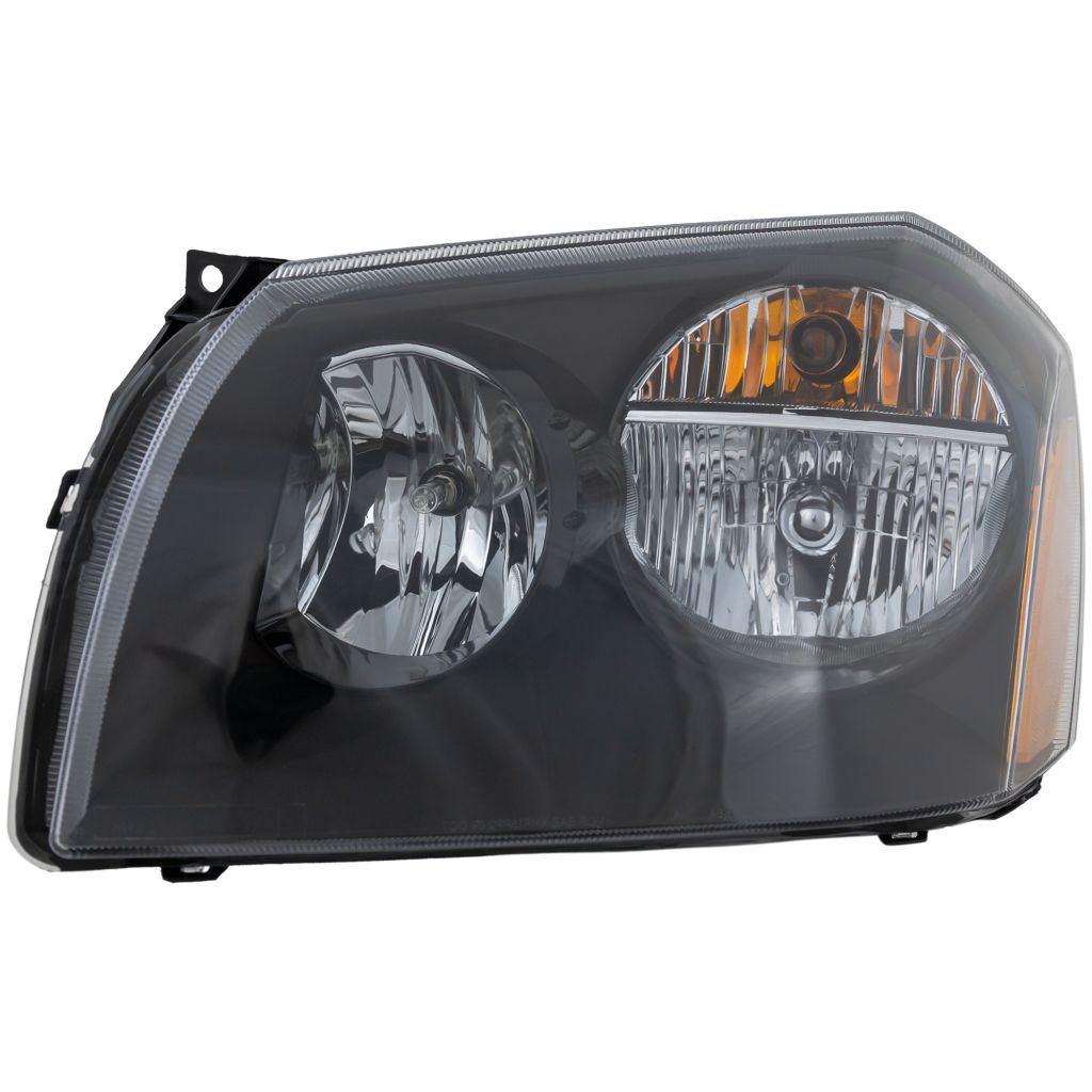 DODGE MAGNUM HEAD LAMP ASSEMBLY LEFT (Driver Side) (2.7/3.5L)(W/BLK BEZEL) OEM#4805755AG 2005-2007 PL#CH2502166