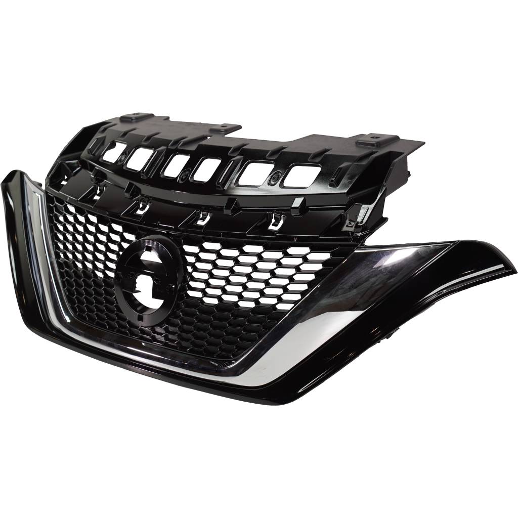 NISSAN VERSA NOTE HATCHBACK GRILLE ASSY CHROME/BLACK OEM#623109ME0A 2017-2019 PL#NI1200290