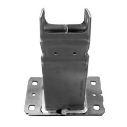 AUDI A4 SEDAN FRONT BUMPER BRACKET LEFT (Driver Side) (ALUM) **CAPA** OEM#8W0807133A 2017-2024 PL#AU1066110C