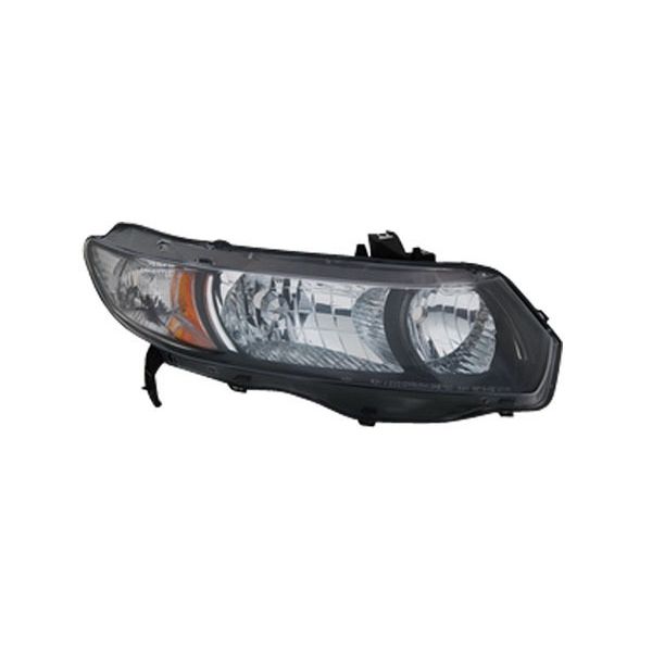 HONDA CIVIC COUPE HEAD LAMP UNIT RIGHT (Passenger Side) (CLEAR SIGN LENS) OEM#33101SVAA51 2009-2011 PL#HO2519126
