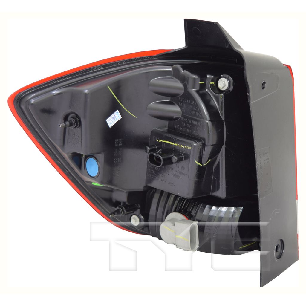 DODGE JOURNEY TAIL LAMP ASSY RIGHT (Passenger Side) (OUTER)(LED)(W/BLACK TRIM)**CAPA** OEM#68227132AA 2009-2020 PL#CH2805114C