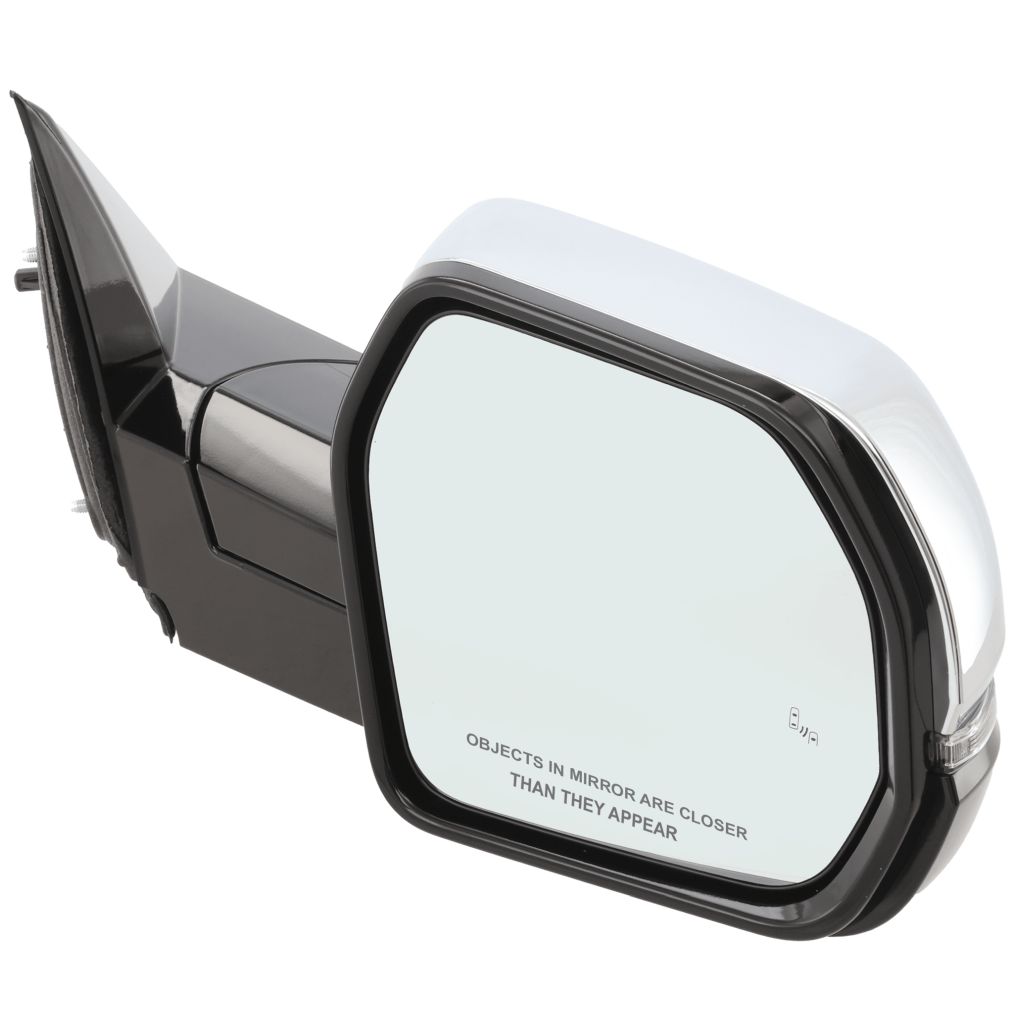 TOYOTA TUNDRA DOOR MIRROR RIGHT (Passenger Side) PWR/HTD/SIGNAL/MEMORY/P-FOLD/BSD (WO/CAMERA)(CHROME CVR) OEM#879100C681-PFM 2022-2024 PL#TO1321438
