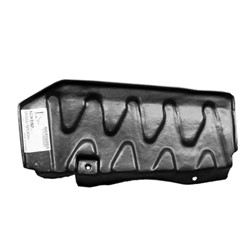 HYUNDAI ACCENT HATCHBACK FRONT SIDE SPLASH SHIELD LEFT (Driver Side) (ENG SIDE CVR) OEM#291301E000 2007-2011 PL#HY1228109
