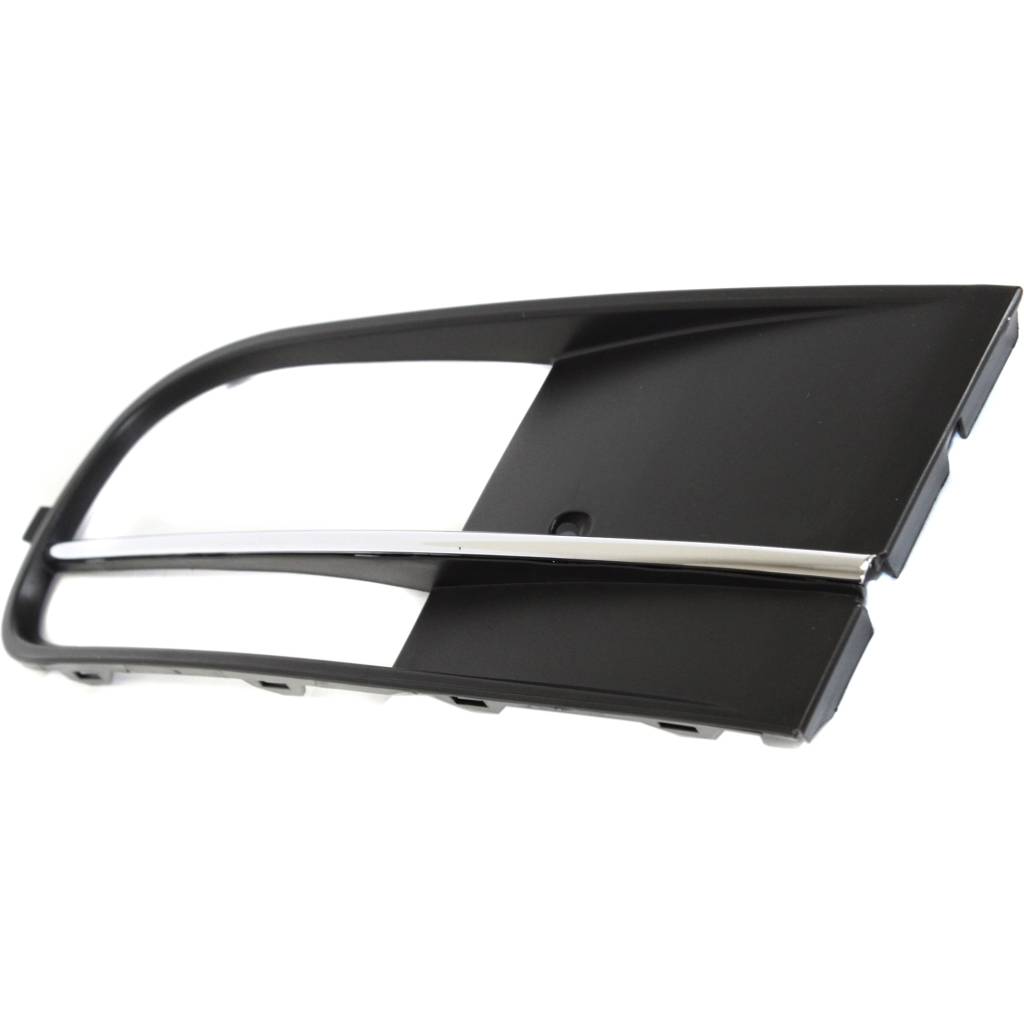 VOLKSWAGEN BEETLE FOG LAMP COVER ASSEMBLY BLACK W/CHR MOLDING LEFT (Driver Side) (W/FOG)(EXC R-LINE) OEM#5C5854661C9B9 2012-2016 PL#VW1038117