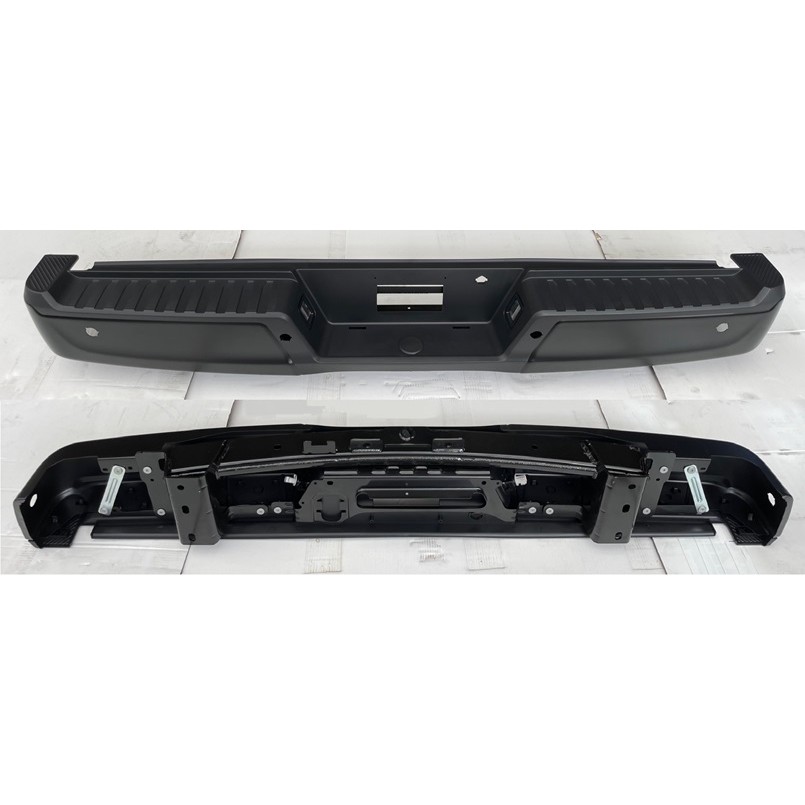 FORD TRUCKS & VANS FORD/PU F150 REAR STEP BMP ASSY BLACK (W/SENSOR)(W/ACTIVE PK SENSOR)(WO/TOW HITCH)(SINGLE EXHAUST OEM#ML3Z17906JAPTM-PFM 2021-2023 PL#FO1103246