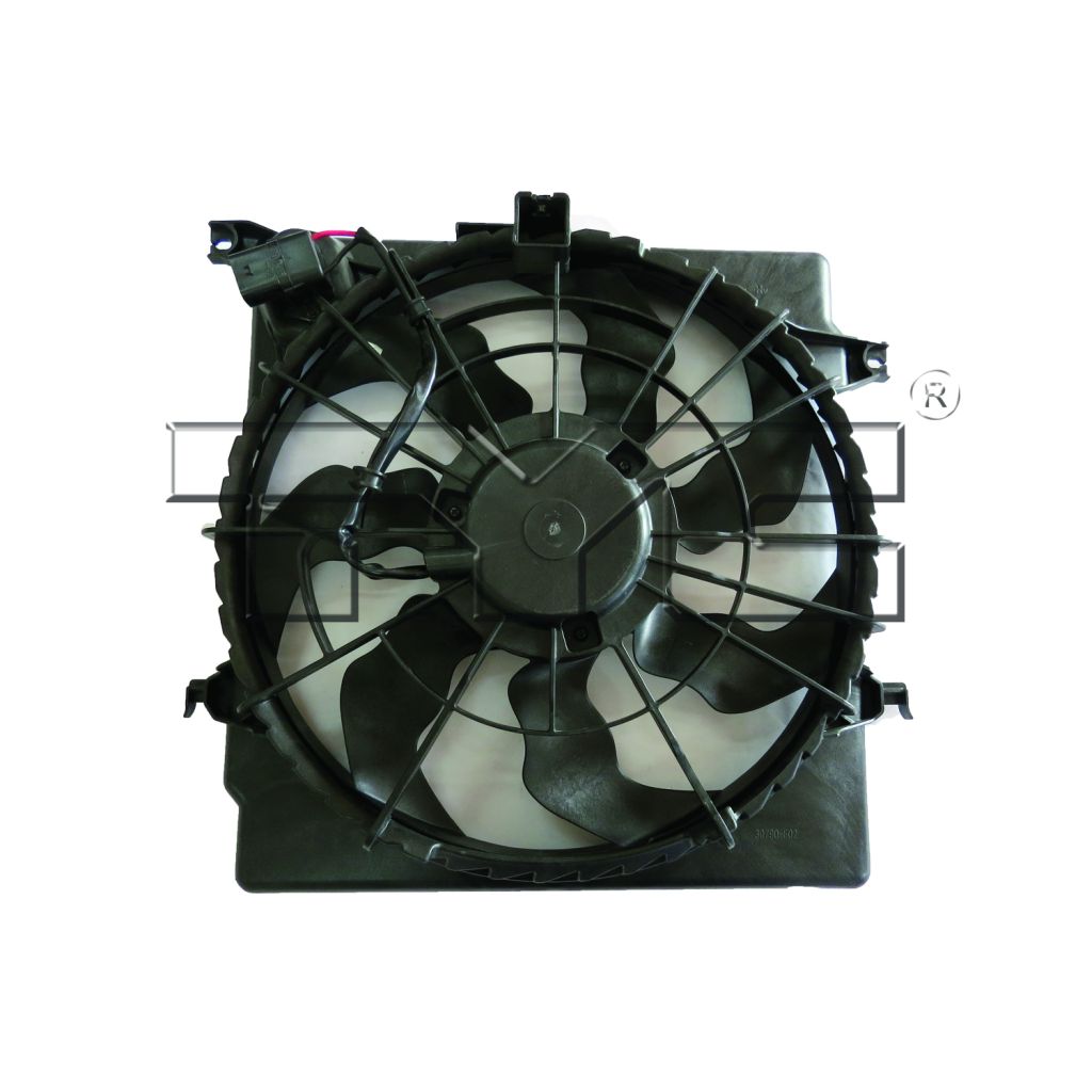 HYUNDAI SONATA RADIATOR & A/C FAN ASSEMBLY (2.0L)(SINGLE FAN) OEM#253803S290 2014 PL#KI3115140