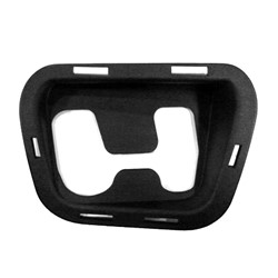 GM TRUCKS & VANS TAHOE (CHEVY) FRONT BUMPER TOW HOOK OPNG COVER LEFT (Driver Side) (W/ROUND FOG)(WO/OFFROAD) **CAPA** OEM#15893976 2007-2014 PL#GM1029102C