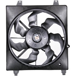 HYUNDAI SANTA FE RADIATOR FAN ASSEMBLY LEFT (Driver Side) 2.7L/3.3L OEM#253802B100 2007-2009 PL#HY3115113