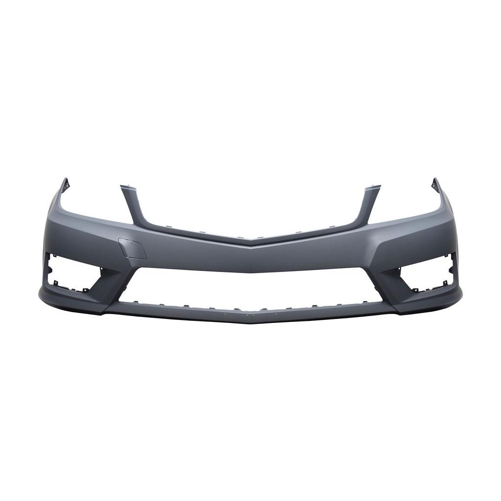 MERCEDES-BENZ C-CLASS SEDAN (204) FRONT B COVER PRIMED (SPORT)(WO/WASH;WO/SENSOR)(EXC C63)(W/DRL;W/SIDE LAMP HOLE) OEM#2048807847649999 2012-2014 PL#MB1000358