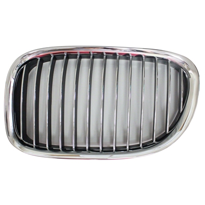 BMW BMW 7 SERIES HYBRID ( 750 HYBRID) GRILLE LEFT (Driver Side) CHR/BLK ( WO/NIGHT VISION) OEM#51117184151 2011-2012 PL#BM1200198