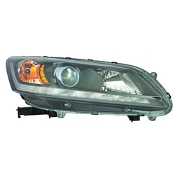 HONDA ACCORD HYBRID HEAD LAMP ASSEMBLY RIGHT (Passenger Side) (HALOGEN) **CAPA** OEM#33100T3WA01 2014-2015 PL#HO2503166C