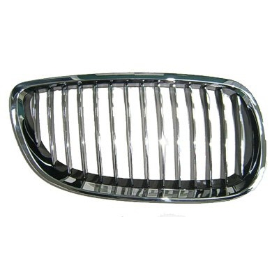 BMW BMW M3 COUPE/CONVERTIBLE GRILLE RIGHT (Passenger Side) CHROME FRAME & CHR/BLK INNER OEM#51137157278 2008-2010 PL#BM1200185