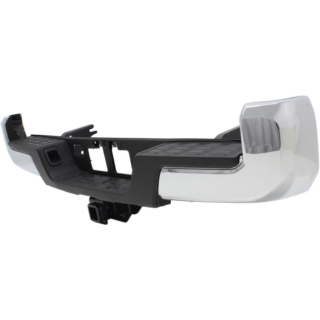 TOYOTA TACOMA REAR STEP BUMPER ASSY CHROME (WO/SENSOR)(W/TOW HITCH) OEM#5215904030-PFM 2016-2023 PL#TO1103129