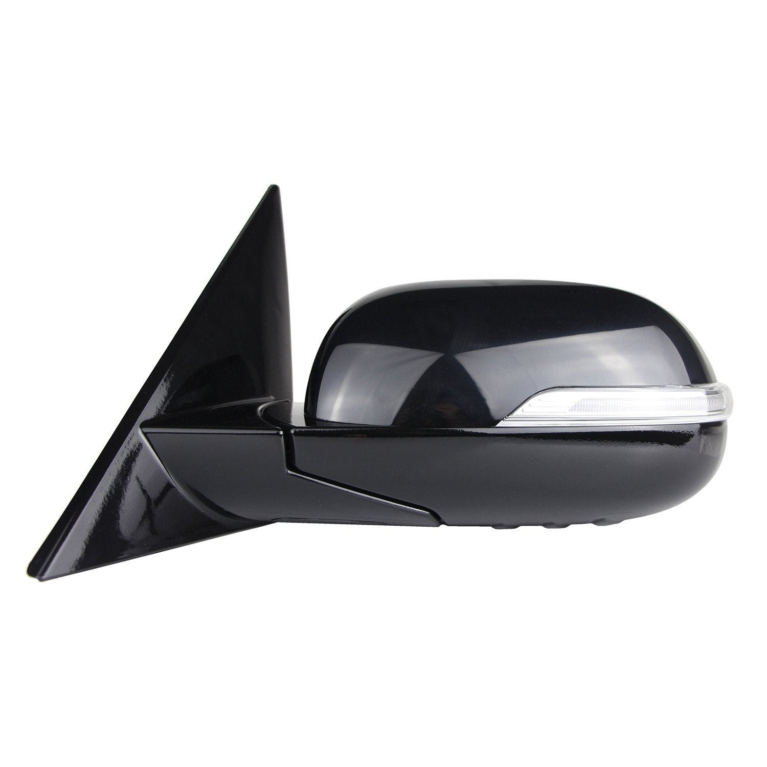 KIA SOUL DOOR MIRROR LEFT (Driver Side) PWR/HTD/SIGNAL/P-FOLD/BSD (GLOSS BASE) OEM#87610B2440 2017-2019 PL#KI1320216