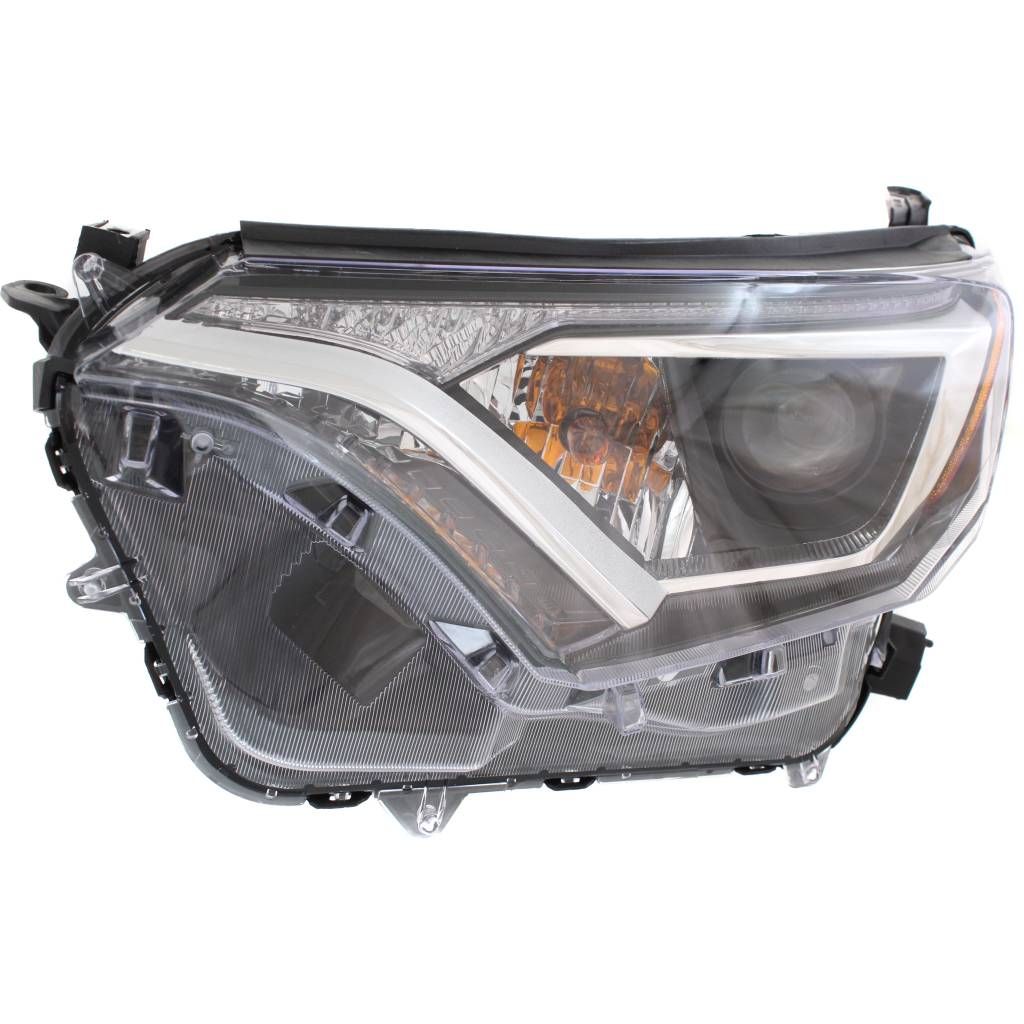 TOYOTA RAV4 HEAD LAMP ASSEMBLY LEFT (Driver Side) (HALGEN)(CHR BEZEL)**CAPA** OEM#811500R080 2016-2018 PL#TO2502247C