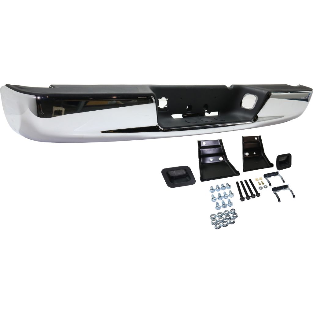 DODGE TRUCKS & VANS DODGE/PU ( R1500)(EXC Mega Cab 06-08) STEP BUMPER ASSEMBLY CHROME OEM#PERFORMANCE 2004-2008 PL#CH1103111