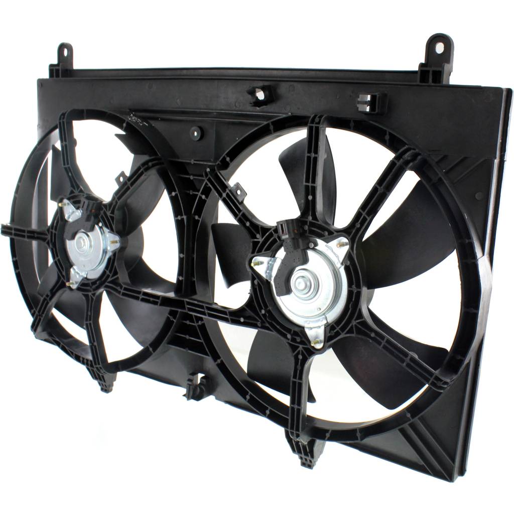 INFINITI FX35/FX45 RADIATOR & A/C FAN ASSEMBLY (3.5L)(DUAL FAN)(WO/ HARNESS) OEM#21481CL80A 2003-2008 PL#IN3115104