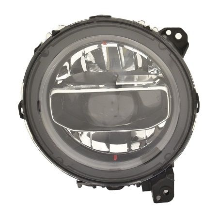JEEPVEHICLE WRANGLER PLUG-IN HEAD LAMP ASSY RIGHT (Passenger Side) (LED)(WO/LOGO) **CAPA** OEM#55112878AG 2021-2022 PL#CH2503327C