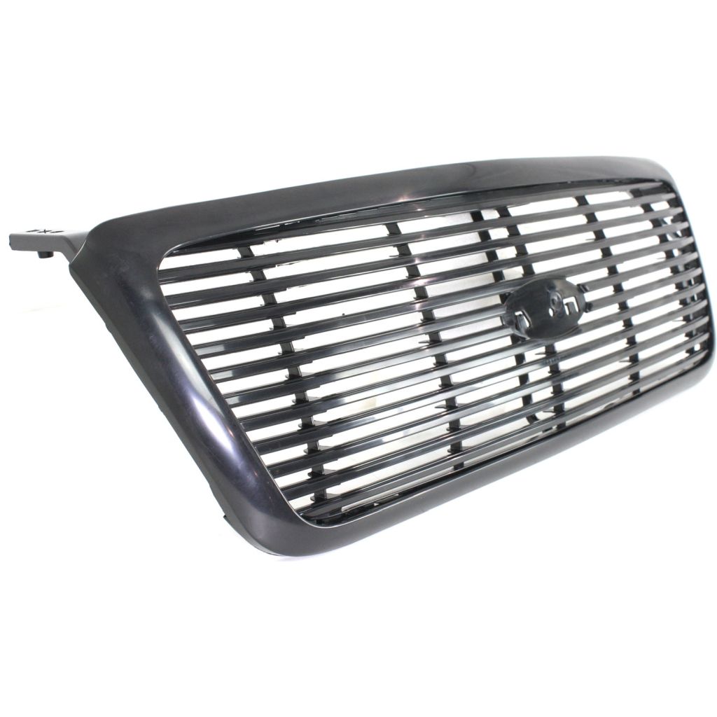 FORD TRUCKS & VANS FORD/PU (F150 EXC HERITAGE) GRILLE BLACK FRAME/ BLACK (12 LINE)(FX2) OEM#7L3Z8200CPTM 2007-2008 PL#FO1200501