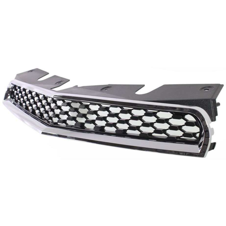 GM TRUCKS & VANS EQUINOX GRILLE UPPER CHR/BLK (VENTED)**CAPA** OEM#25798744 2010-2015 PL#GM1200622C